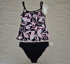 LAST CHANCE Floral Tankini Swimsuit Set